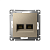 Розетка компьютерная 2-м AtlasDesign RJ45 кат.5E механизм шампань SE ATN000585