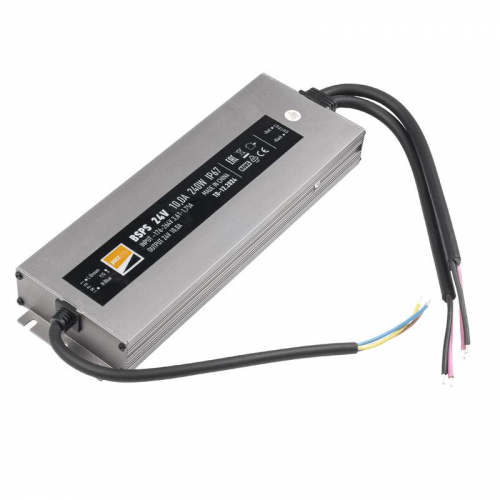 Блок питания для светодиод. ленты BSPS 240Вт 10А 24В IP67 влагозащ. метал. Pro+ JazzWay 5024236 фото 10