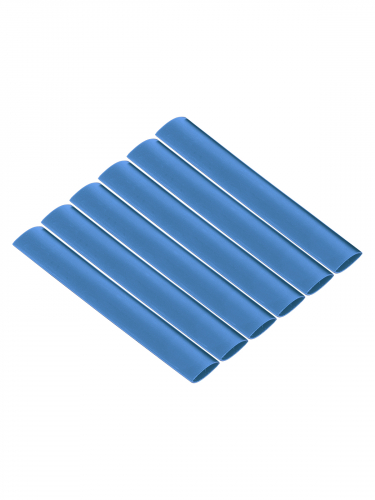 Набор трубок термоусаживаемых, клеевых "Моноцвет, синий 12,7/4,3 TDM" фото 2