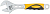 Ключ разводной "Классик" шкала увелич. захват прорезин. ручка 300мм 42мм FIT 70154