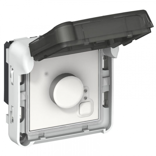 Механизм термостата 1-м СП Plexo IP55 сер/бел Leg 069508 фото 2