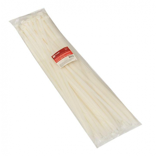Хомут кабельный 11.5х650 нейл. бел. (уп.100шт) EKF plc-c-11.5x650 фото 3