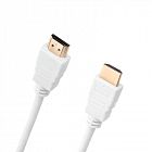 Кабель HDMI - HDMI 1.4 1.5м Gold бел. Rexant 17-6203-1