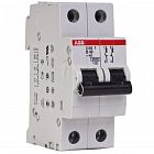 Выключатель автоматический модульный 2п C 10А 10кА S202M C10UC ABB 2CDS272061R0104