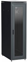 Шкаф сетевой 19дюйм  LINEA N 42U 600х1000мм стеклянная передняя дверь задняя перфорированная черн. ITK LN05-42U61-GP