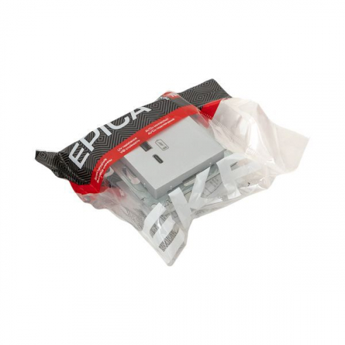 Розетка СП Эпика USB-A+С механизм алюм. EKF UP1-SOA-USBA+USBC фото 10
