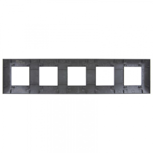 Рамка 5-м SKANDY SK-F05G графит IEK SK-M52-K53 фото 3