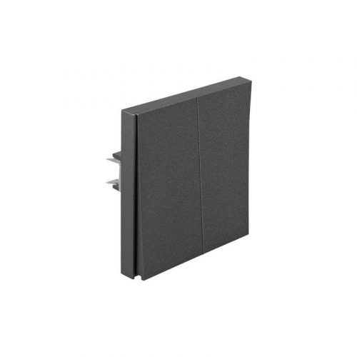 Переключатель проходной 2-кл. СП STRONG 10А графит Kranz KR-78-0709-6 фото 5