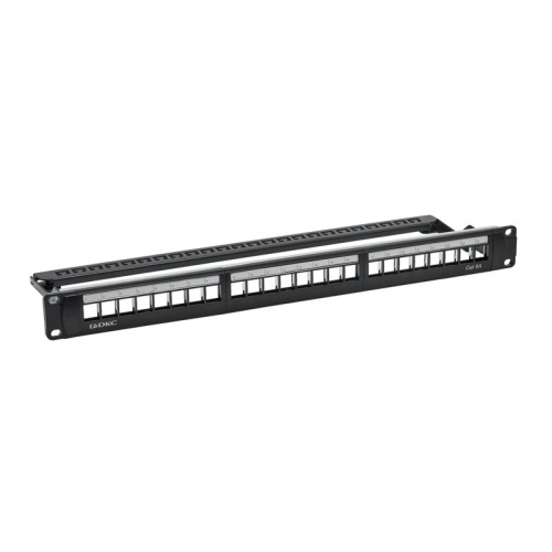 Патч-панель модульная 19дюйм 1U CAT6A 24 порта RJ45 экранир. DKC RN6APPF24 фото 4