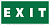 Знак безопасности BL-2010B.E25"EXIT" Белый свет a15044