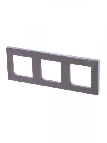 Рамка Levit 3п кофе макиато/бел. ABB 2CHH015030A6018
