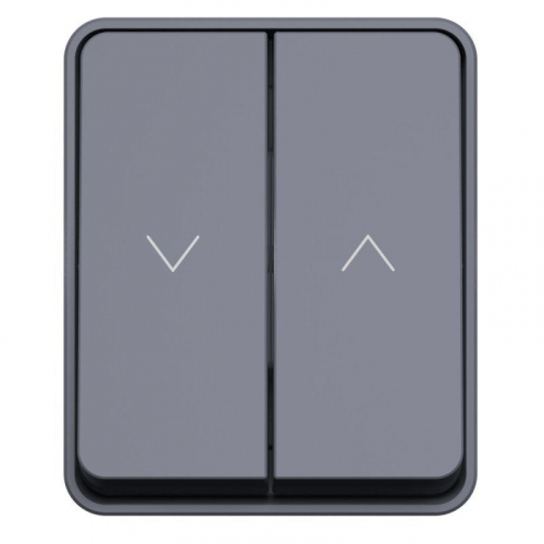 Выключатель для жалюзи 2-кл. ОП AtlasDesign PROFI 10А IP54 антрацит SE ATN544019