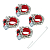 Комплект цепи (браслеты) противоскольжения для кроссоверов (колеса 205-225мм) (уп.4шт) Rexant 07-7022