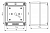 Корпус для переключателя ip65 (32-40A) EMAS PSK21E