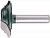 Фреза кромочная калевочная DхHхL=34х10х45мм FIT 3632-081034