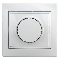 Светорегулятор поворотный СП Plano 1-401-01 600Вт 230В IP20 бел. Intro Б0053935