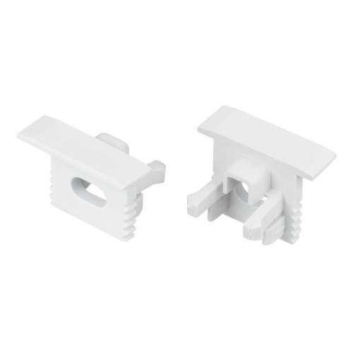 Заглушка SL-MINI-10-F WHITE с отверстием пластик (комплект) Arlight 049454