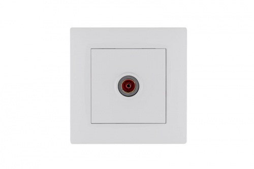Розетка TV проходная Karea RIZZ бел. Makel 88001007