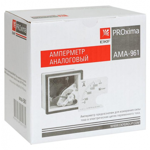 Амперметр аналоговый AM-A961 (без шкалы) на панель (96х96) квадратный вырез трансф. подкл. PROxima EKF am-a961/ama-961 фото 7