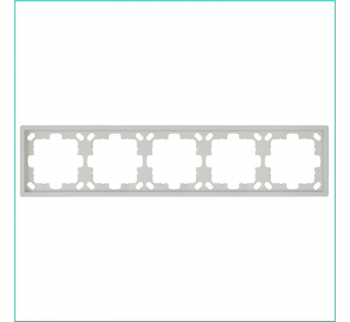 Рамка 5-м СП FD тауп матов. soft touch Jasmart FD1005PTM
