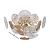 Светильник Brillia 60Вт E14х6 IP20 потолочн. Freya FR5274CL-06G