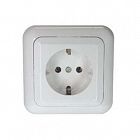 Розетка 1-м СП РС10-307 10А IP20 евро стандарт бел. БЕЛ. ЦЕРКОВЬ РС10-307