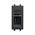 Розетка USB 3.0 1мод. Avanti &quot;Черный матовый&quot; тип А-А модульная DKC 4412301