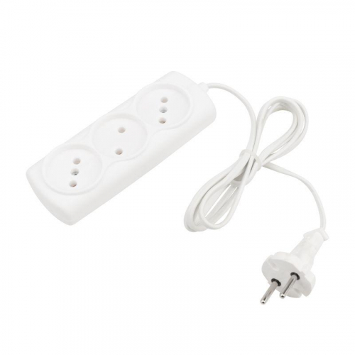 Удлинитель 3х1.5м без заземл. 6А IP20 Standard ШВВП 2х0.75 бел. PROCONNECT 11-7206 фото 2