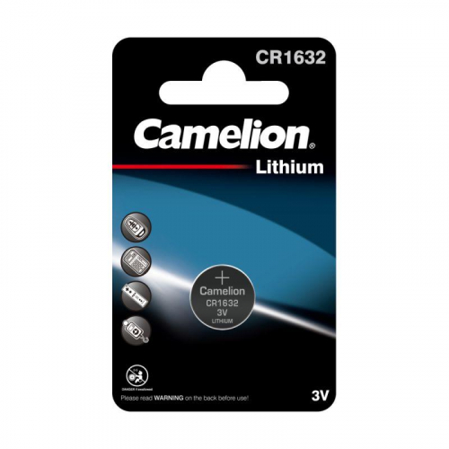 Элемент питания литиевый CR1632 BL-1 (блист.1шт) Camelion 5227 фото 2