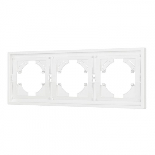 Рамка 3-м FRM-TENDO-SFPL-3-WH пластик. бел. Arlight 054653