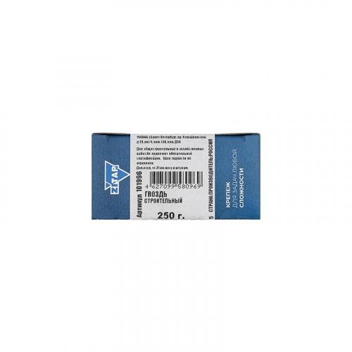 Гвоздь строительный 1.6х25 (уп.0.25кг) Tech-Krep/Zitar 101996 фото 2
