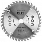 Диск пильный для циркулярных пил по ламинату 185х20/16х40T FIT 37775
