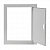 Люк ревизионный 200х300 металл Basic EKF lm-200x300