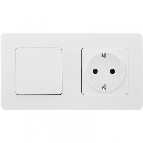 Выключатель 1-кл. Inspiria 10А IP20 250В 10AX механизм бел. IEK 673600 фото 2