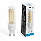 Лампа светодиодная LB-436 13Вт JCD 6400К G9 230В FERON 38154