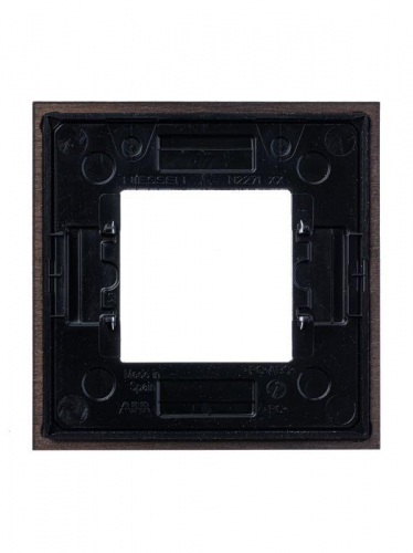 Рамка 1-м 2мод. Zenit натуральное венге ABB 2CLA227100N2101 фото 2