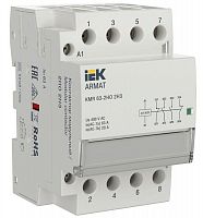 Контактор модульный KMR 63А 24В AC/DC 2НО 2НЗ ARMAT IEK AR-KMR20-063-22-024
