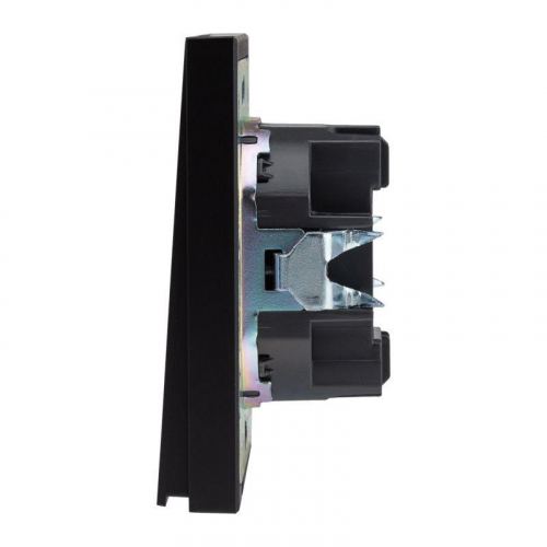 Выключатель 3-кл. СП STRONG 10А антрацит Kranz KR-78-0707-5 фото 2