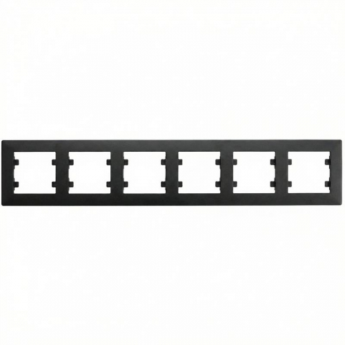 Рамка 6-м Karea RIZZ черн. Makel 88054706
