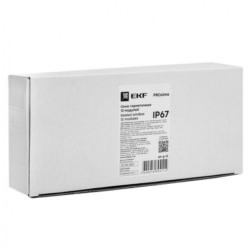 Окно герметичное 12 мод. IP67 PROxima EKF ak-g-12 фото 15