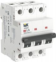Выключатель автоматический модульный 3п L 5А M06N-DC ARMAT IEK AR-M06N-3-L005DC