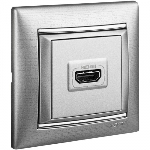 Механизм розетки СП HDMI Valena алюм. Leg 770285 фото 11