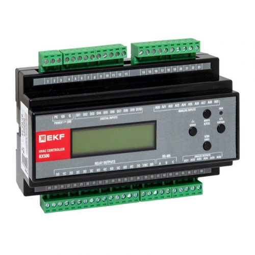 Контроллер конфигурируемый для систем отопления и ГВС EKF RX500-H фото 7