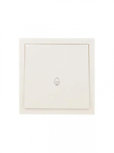 Кнопка звонка СП ZIMA IP20 безвинтов. зажим механизм сл. кость LEZARD 704-9088-103QC фото 3