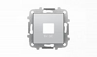 Накладка для механизмов зарядного устройства USB арт.8185 SKY серебристый алюм. ABB 2CLA858500A1301