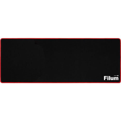 Коврик для мыши, черный, оверлок, размер “XL”- 900*450*3 мм, ткань+резина. Filum FL-MP-XL-GAME