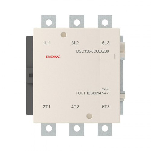 Контактор магнитный DSC330-3C00A230 330А 160кВт (AC3) 220В AC YON DSC330-3C00A230 фото 2