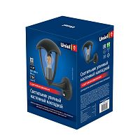 Светильник светодиодный уличный UUL-S81A 60W/E27 SENSOR IP54 BLACK под лампу Е27 с датчиком движения архитектурный накладной корпус черн. Uniel UL-00006813