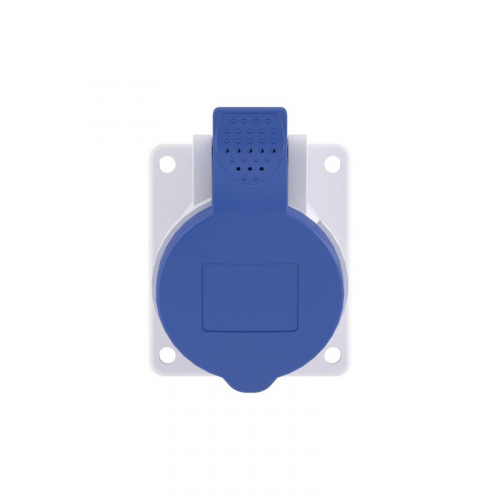 Розетка СП 32А 230В 3п 2P+E IP44 с наклоном DKC DIS4133263 фото 3