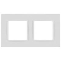 Рамка 2-м Elegance 14-5012-01М Classic для розеток и выключателей матов. бел. Эра Б0065824